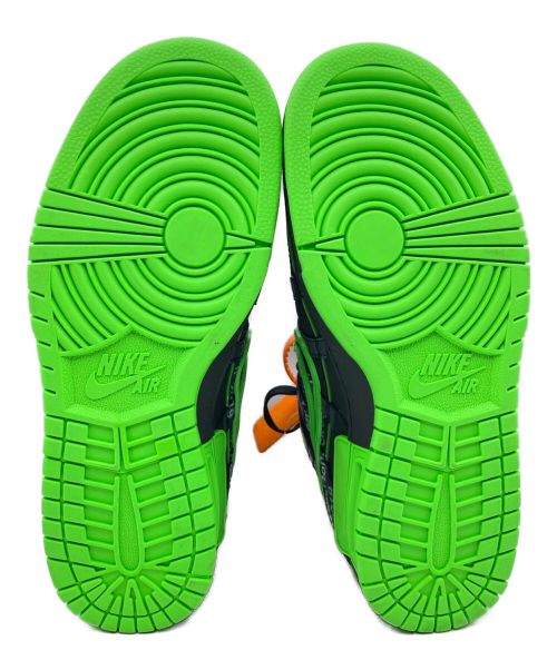 OFFWHITE（オフホワイト）OFFWHITE (オフホワイト) NIKE (ナイキ) AIR RUBBER DUNK LOW ブラック×グリーン サイズ:US9の古着・服飾アイテム