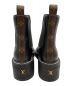 中古・古着 LOUIS VUITTON (ルイ ヴィトン) モノグラムサイドゴアブーツ ブラック サイズ:37 1/2：108000円