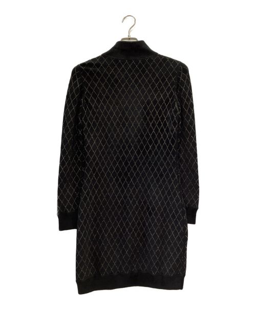 CHANEL（シャネル）CHANEL (シャネル) パイルデザインワンピース ブラック サイズ:34の古着・服飾アイテム