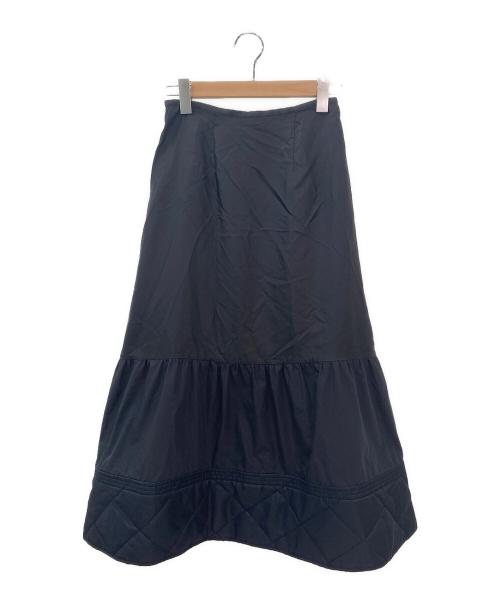 ENFOLD（エンフォルド）ENFOLD (エンフォルド) コンビネーションスカート ブラック サイズ:36の古着・服飾アイテム