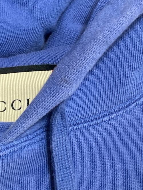 GUCCI（グッチ）GUCCI (グッチ) Original GUCCI Print Sweatshirt ブルー サイズ:Sの古着・服飾アイテム