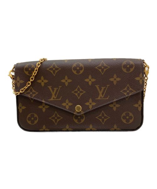 LOUIS VUITTON（ルイ ヴィトン）LOUIS VUITTON (ルイ ヴィトン) ポシェット・フェリシー/ショルダーバッグ ブラウンの古着・服飾アイテム