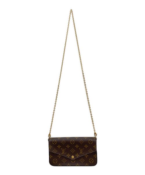 LOUIS VUITTON（ルイ ヴィトン）LOUIS VUITTON (ルイ ヴィトン) ポシェット・フェリシー/ショルダーバッグ ブラウンの古着・服飾アイテム