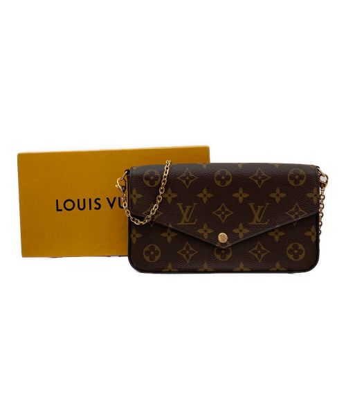 LOUIS VUITTON（ルイ ヴィトン）LOUIS VUITTON (ルイ ヴィトン) ポシェット・フェリシー/ショルダーバッグ ブラウンの古着・服飾アイテム