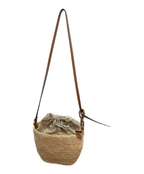 LOEWE（ロエベ）LOEWE (ロエベ) ポシェットバッグ ブラウンの古着・服飾アイテム