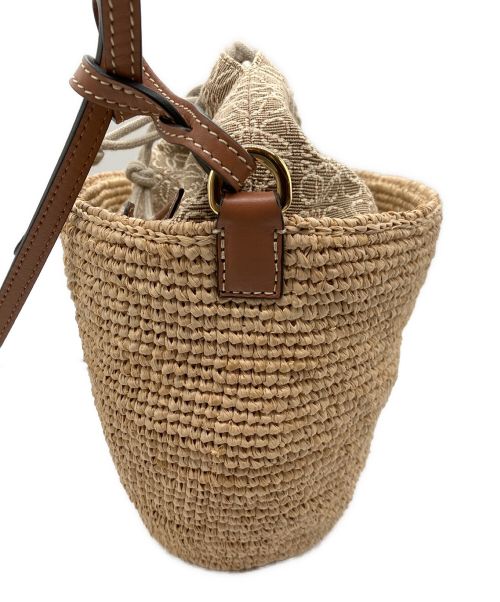 LOEWE（ロエベ）LOEWE (ロエベ) ポシェットバッグ ブラウンの古着・服飾アイテム