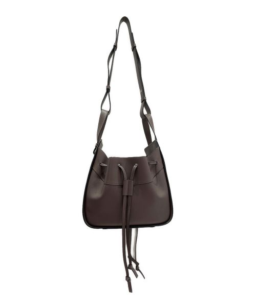 LOEWE（ロエベ）LOEWE (ロエベ) ハンモック ドローストリングバッグ スモール ブラウン サイズ:スモールの古着・服飾アイテム