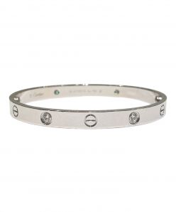 Cartier（カルティエ）の古着「ハーフダイヤラブブレス」