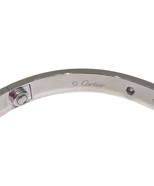Cartier（カルティエ）Cartier (カルティエ) ハーフダイヤラブブレス サイズ:18の古着・服飾アイテム