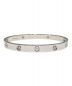 Cartier（カルティエ）の古着「ハーフダイヤラブブレス」