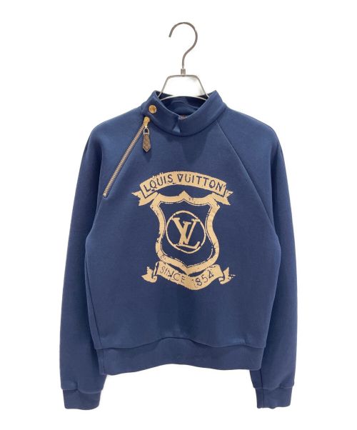 LOUIS VUITTON（ルイ ヴィトン）LOUIS VUITTON (ルイ ヴィトン) コートオブアームズ セーター ネイビー サイズ:Mの古着・服飾アイテム