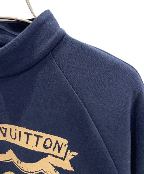 LOUIS VUITTON（ルイ ヴィトン）LOUIS VUITTON (ルイ ヴィトン) コートオブアームズ セーター ネイビー サイズ:Mの古着・服飾アイテム