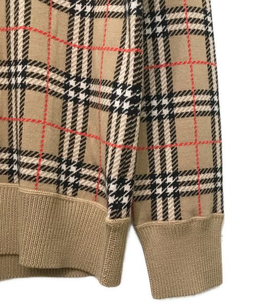 BURBERRY（バーバリー）BURBERRY (バーバリー) ノバチェックニット ベージュ サイズ:Sの古着・服飾アイテム