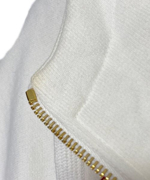 GUCCI（グッチ）GUCCI (グッチ) ウェブ＆GUCCI ラベル付き スウェットシャツ ホワイト サイズ:XSの古着・服飾アイテム