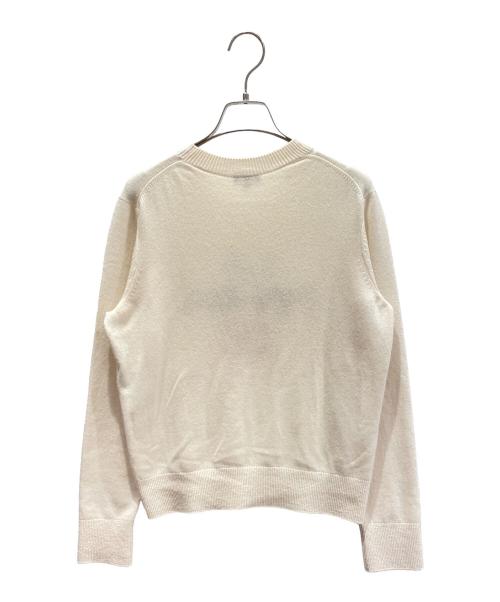 CHANEL（シャネル）CHANEL (シャネル) LA PAUSAカシミヤニット ホワイト サイズ:36の古着・服飾アイテム