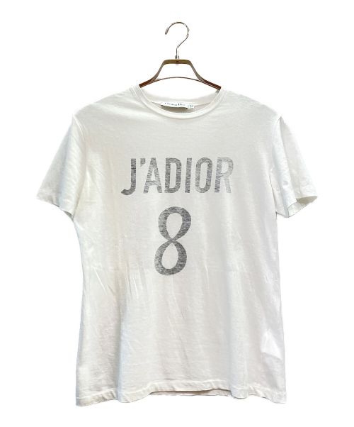 Christian Dior（クリスチャン ディオール）Christian Dior (クリスチャン ディオール) J'ADIOR プリントTシャツ ホワイト サイズ:Sの古着・服飾アイテム