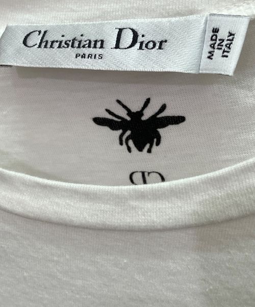 Christian Dior（クリスチャン ディオール）Christian Dior (クリスチャン ディオール) J'ADIOR プリントTシャツ ホワイト サイズ:Sの古着・服飾アイテム