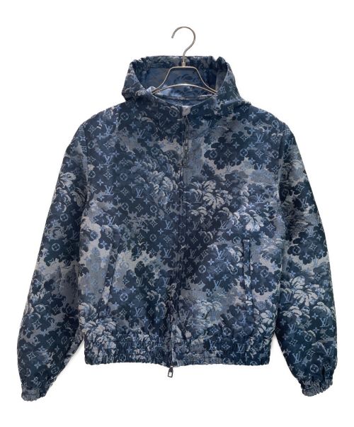 LOUIS VUITTON（ルイ ヴィトン）LOUIS VUITTON (ルイ ヴィトン) モノグラムタペストリーウィンドブレーカー ネイビー サイズ:44の古着・服飾アイテム