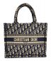 Christian Dior（クリスチャン ディオール）の古着「ブックトートスモールバッグ」｜アイボリー×ネイビー