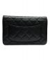CHANEL (シャネル) マトラッセチェーンショルダーウォレット ブラック サイズ:19：380000円