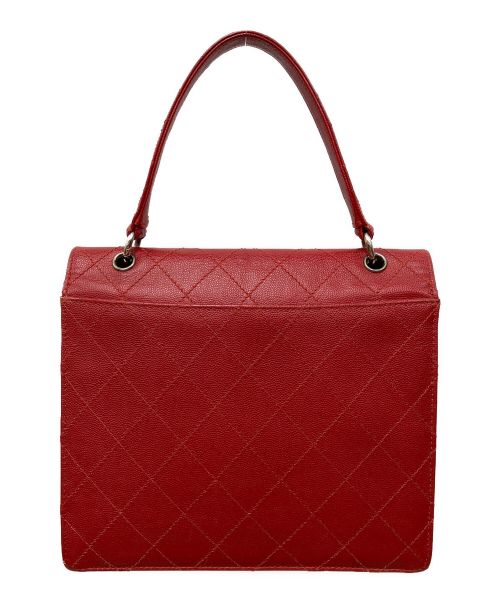 CHANEL（シャネル）CHANEL (シャネル) ハンドバッグ マトラッセ キャビアスキン レッドの古着・服飾アイテム