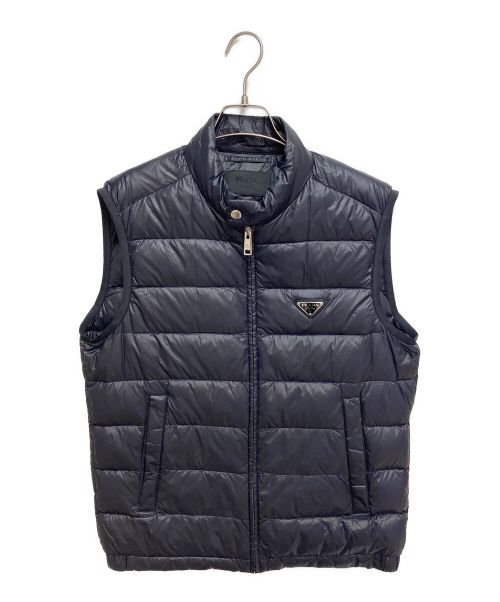 PRADA（プラダ）PRADA (プラダ) ダウンベスト ブラック サイズ:48の古着・服飾アイテム