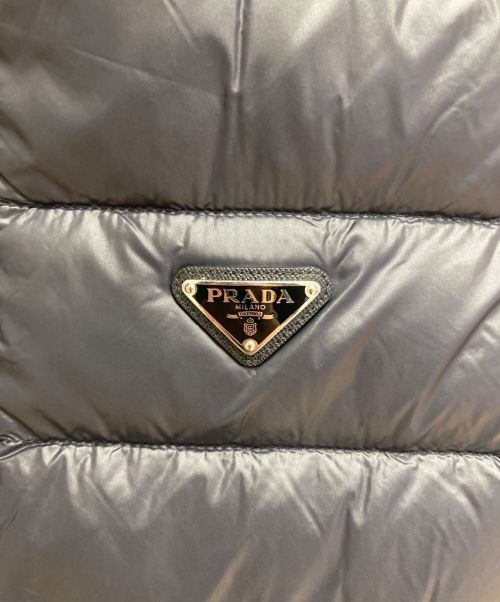 PRADA（プラダ）PRADA (プラダ) ダウンベスト ブラック サイズ:48の古着・服飾アイテム