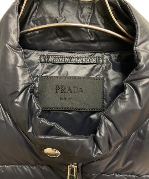 PRADA（プラダ）PRADA (プラダ) ダウンベスト ブラック サイズ:48の古着・服飾アイテム
