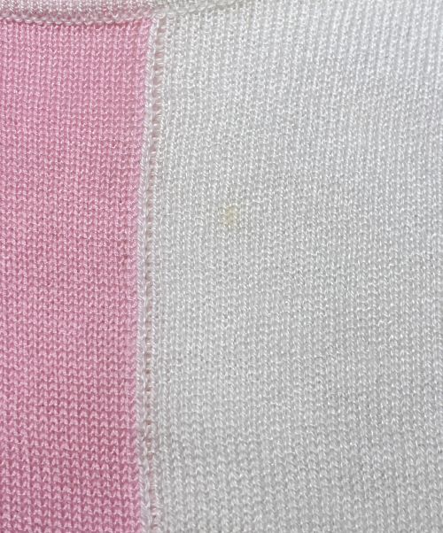 CHANEL（シャネル）CHANEL (シャネル) ココマークコットンニットベスト ライトピンク サイズ:38の古着・服飾アイテム