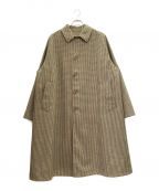ANATOMICAアナトミカ）の古着「リバーシブル チェック シングルラグランコート」｜グリーン