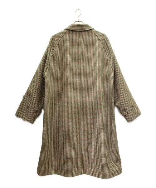 ANATOMICA（アナトミカ）ANATOMICA (アナトミカ) リバーシブル チェック シングルラグランコート グリーン サイズ:48の古着・服飾アイテム