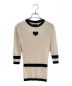 CHANEL（シャネル）の古着「ハートロゴニット」｜アイボリー×ブラック