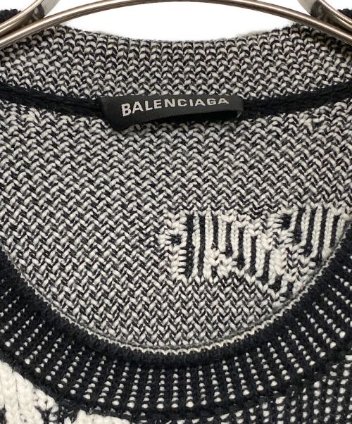 BALENCIAGA（バレンシアガ）BALENCIAGA (バレンシアガ) 3D SCRIBBLE OVER SIZE ブラック サイズ:Mの古着・服飾アイテム