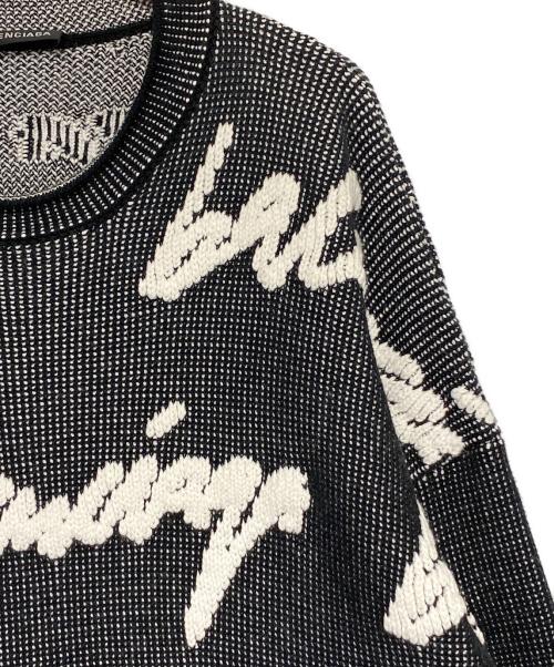 BALENCIAGA（バレンシアガ）BALENCIAGA (バレンシアガ) 3D SCRIBBLE OVER SIZE ブラック サイズ:Mの古着・服飾アイテム