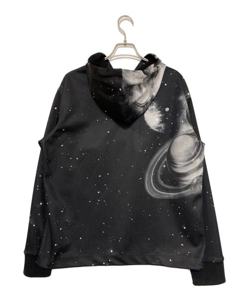 VALENTINO（ヴァレンティノ）VALENTINO (ヴァレンティノ) SPACE PRINT HALF-ZIP HOODIE  ブラック サイズ:Sの古着・服飾アイテム