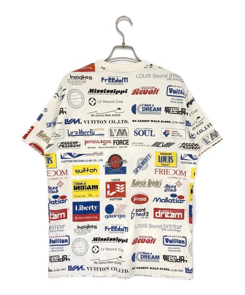 LOUIS VUITTON（ルイ ヴィトン）LOUIS VUITTON (ルイ ヴィトン) All over Logos Printed Tee ホワイト サイズ:Sの古着・服飾アイテム