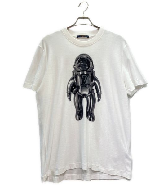 LOUIS VUITTON（ルイ ヴィトン）LOUIS VUITTON (ルイ ヴィトン) スペースマンニットTシャツ ホワイト サイズ:Lの古着・服飾アイテム