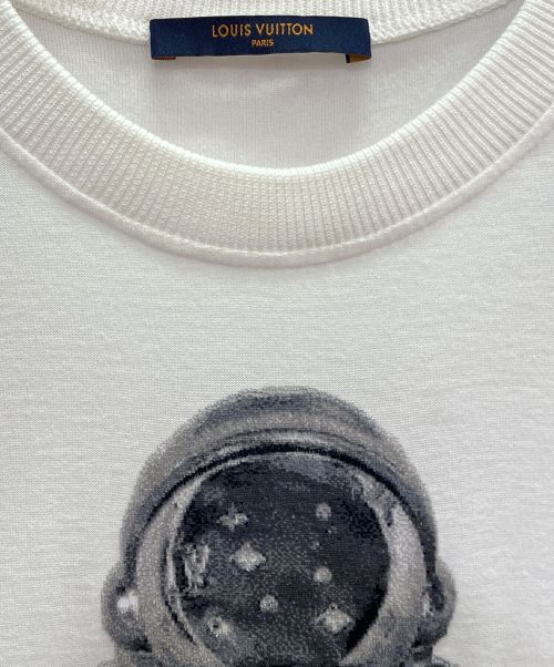 LOUIS VUITTON（ルイ ヴィトン）LOUIS VUITTON (ルイ ヴィトン) スペースマンニットTシャツ ホワイト サイズ:Lの古着・服飾アイテム