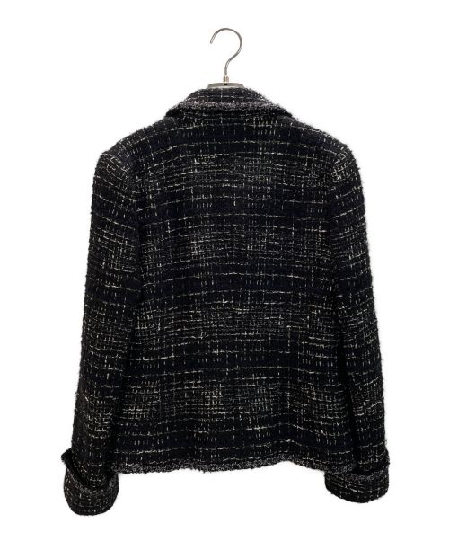 CHANEL（シャネル）CHANEL (シャネル) ココボタンツイードジャケット ブラック サイズ:42の古着・服飾アイテム