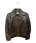 Saint Laurent Paris（サンローランパリ）の古着「ラムスキンジップアップジャケット」｜ブラック