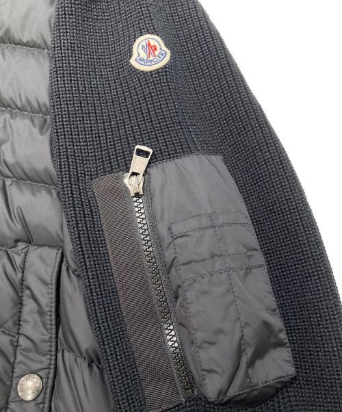 MONCLER（モンクレール）MONCLER (モンクレール) CARDIGAN TRICOT/ニットジャケット ブラック サイズ:Mの古着・服飾アイテム