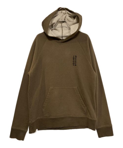 CHROME HEARTS（クロムハーツ）CHROME HEARTS (クロムハーツ) Y NOT ダガー刺繍 プルオーバーパーカー ブラウン サイズ:Sの古着・服飾アイテム