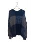sacai（サカイ）の古着「バッファローチェックニット」｜ブラック