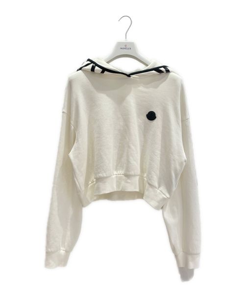 MONCLER（モンクレール）MONCLER (モンクレール) MAGLIA CON CAPPUCCIO/パーカー ホワイト サイズ:Mの古着・服飾アイテム