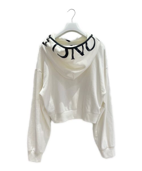 MONCLER（モンクレール）MONCLER (モンクレール) MAGLIA CON CAPPUCCIO/パーカー ホワイト サイズ:Mの古着・服飾アイテム