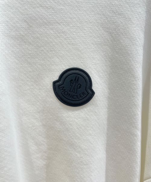 MONCLER（モンクレール）MONCLER (モンクレール) MAGLIA CON CAPPUCCIO/パーカー ホワイト サイズ:Mの古着・服飾アイテム