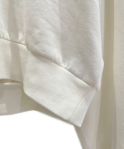 MONCLER（モンクレール）MONCLER (モンクレール) MAGLIA CON CAPPUCCIO/パーカー ホワイト サイズ:Mの古着・服飾アイテム