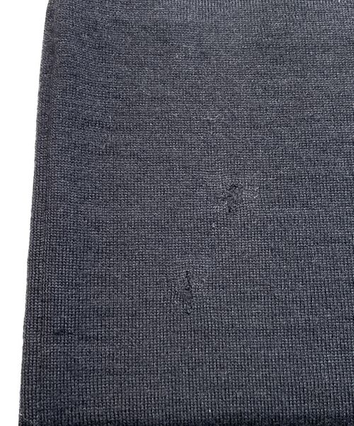 CHANEL（シャネル）CHANEL (シャネル) 半袖エンブレムニット ブラック サイズ:46の古着・服飾アイテム