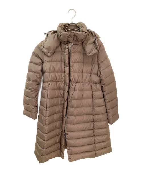 MONCLER（モンクレール）MONCLER (モンクレール) ADOXA/ダウンコート ライトブラウン サイズ:3の古着・服飾アイテム