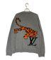 LOUIS VUITTON (ルイ ヴィトン) タイガーインタルシア刺繍ニット グレー サイズ:XL：118000円